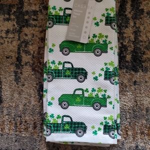Farmhouse Truck St Patrick's Towels